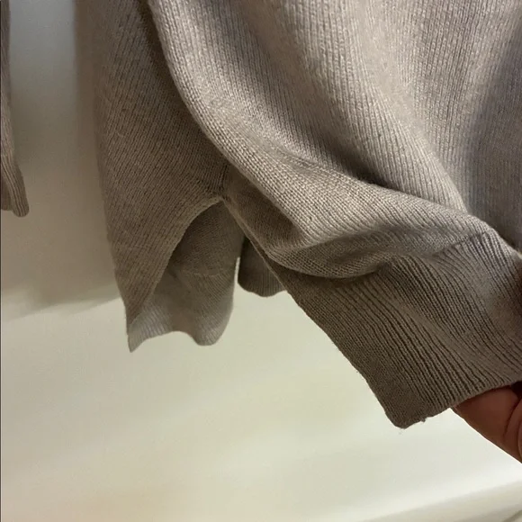 H by Halston Taupe Cardigan Sweater Silk/Cashmere Sz XL - Picture 3 of 10